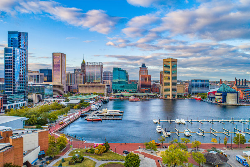 Baltimore Maryland Downtown