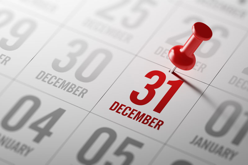 Pin on December 31 Calendar
